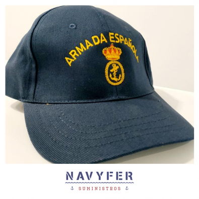 Gorra oficial de la Armada Española