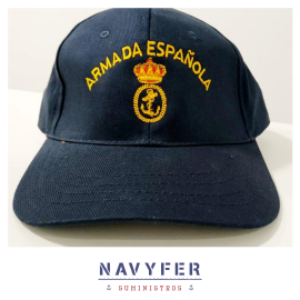 Gorra oficial de la Armada Española
