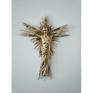 Cristo del Sol figura de bronce