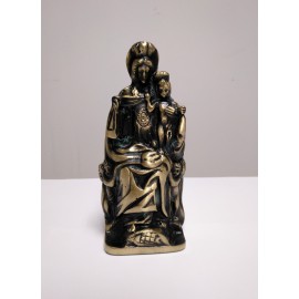 Virgen del Carmen figura de bronce